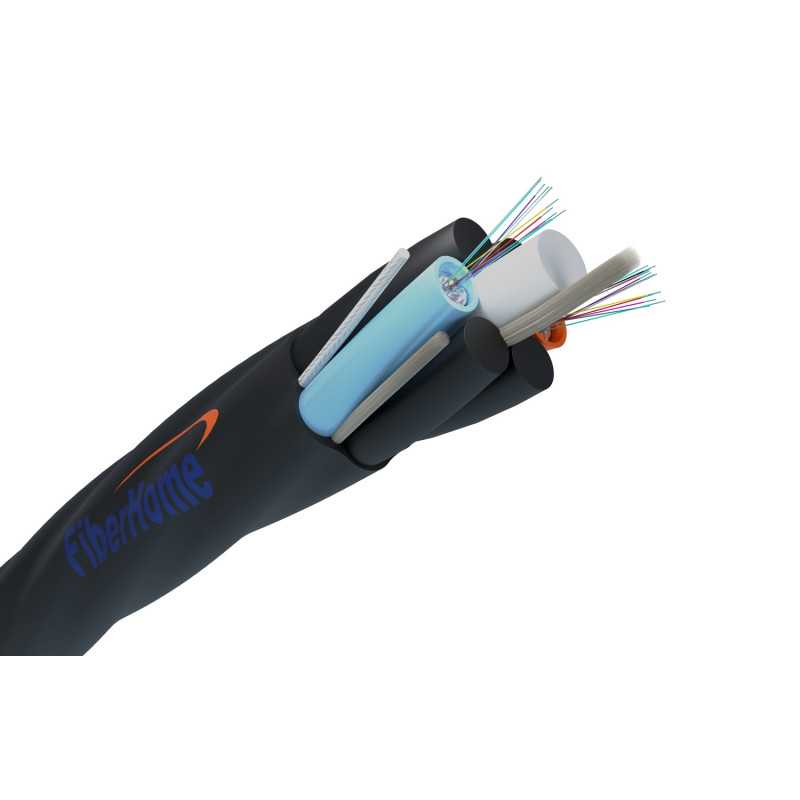 Fiberhome Z-XOTKtmd 24F | Cabo de fibra ótica | Single mode, 24J, G652D 5.4mm, 0.5kN, microduct