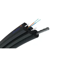 Cabo aéreo de fibra óptica plana 2F | S-NOTKSP, single...