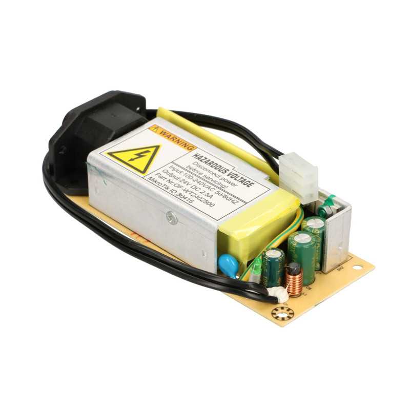 Блок питания MikroTik 24V2APOW, 24V, 2.5A для CCR1009-7G-1C-1S+, CRS317-1G-16S+RM - Изображение 3