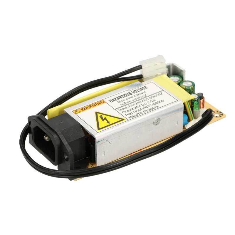 MikroTik 24V2APOW | Zdroj napájení | 24V, 2,5A pro CCR1009-7G-1C-1S+, CRS317-1G-16S+RM - Obrázek 4