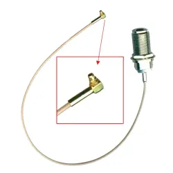 RF Pigtail MikroTik ACMMCX, MMCX на N-TYPE Female, 360mm