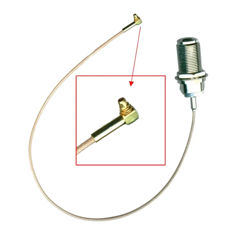 MikroTik ACMMCX RF Pigtail, MMCX'den N-TYPE Dişi, 360mm