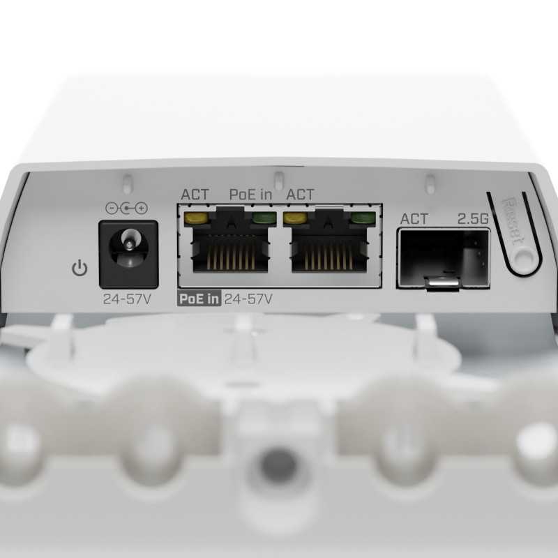 Mikrotik FTC21 | Media konwerter | 2x GbE RJ45, 1x 2.5G SFP, 802.3af/at input, IP55 - Zdjęcie 4