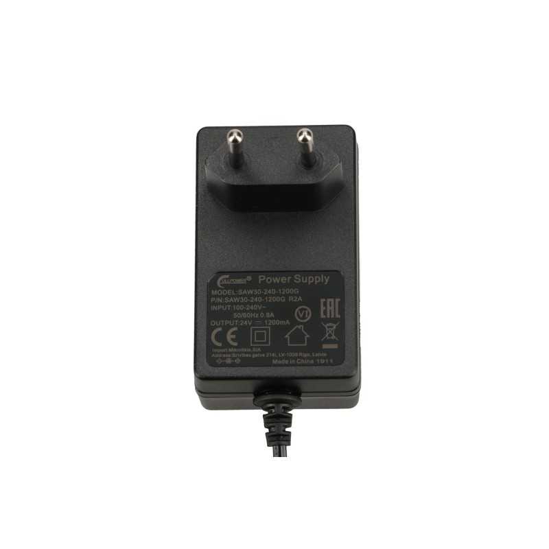MikroTik SAW30-240-1200GR2A | Alimentatore | 24V, 1.2A, spina ad angolo - Immagine 3