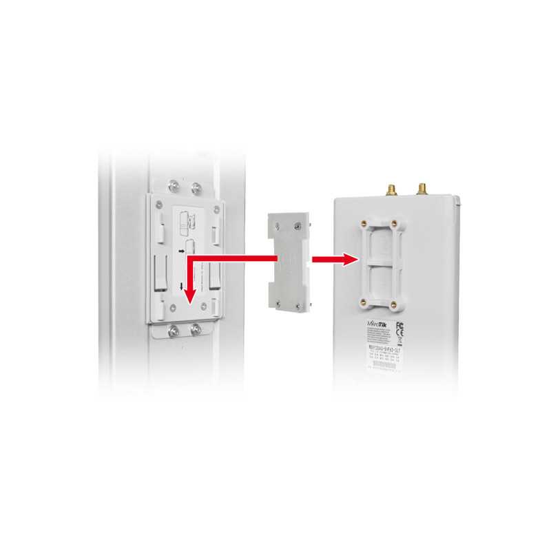 RF Elements EasyBracket 912 | Uchwyt montażowy | dedykowany dla MikroTik BaseBox lub Ubiquiti AirMAX