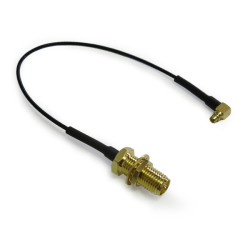 Pigtail RF Elements MMCX-SMABH-15, 150мм