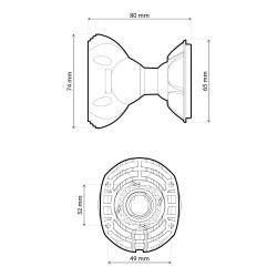 RF Elements NanoBracket | Suporte de montagem | dedicado a Ubiquiti NBE-M5-16 - Imagem 3