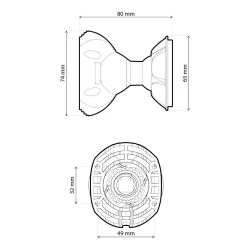 RF Elements NanoBracket | Uchwyt montażowy | dedykowany dla Ubiquiti NBE-M5-16 - Zdjęcie 3