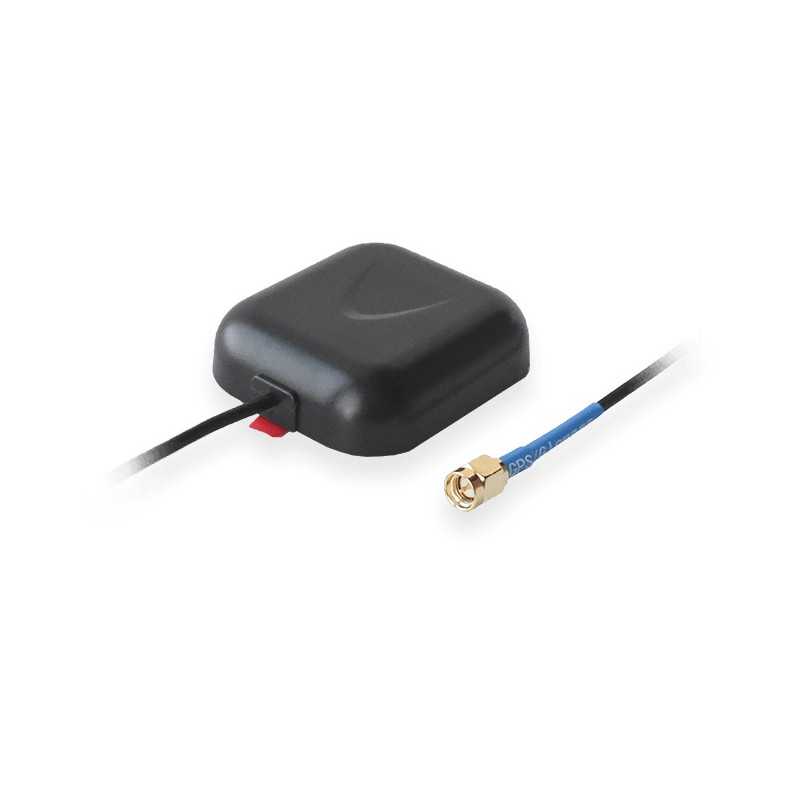 Antenna GPS Teltonika 003R-00211, Connettore SMA Maschio, 2.5dBi, Cavo di 3m, Autoadesiva
