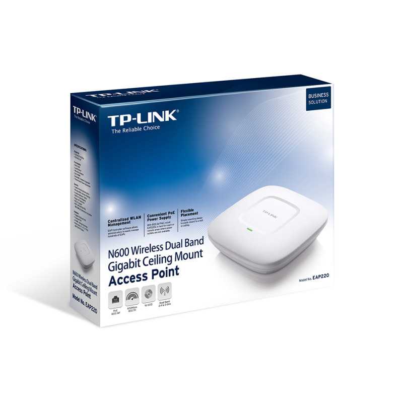 TP-Link EAP220 | Punto de acceso | N600, 1x RJ45 1000Mb/s - Imagen 4