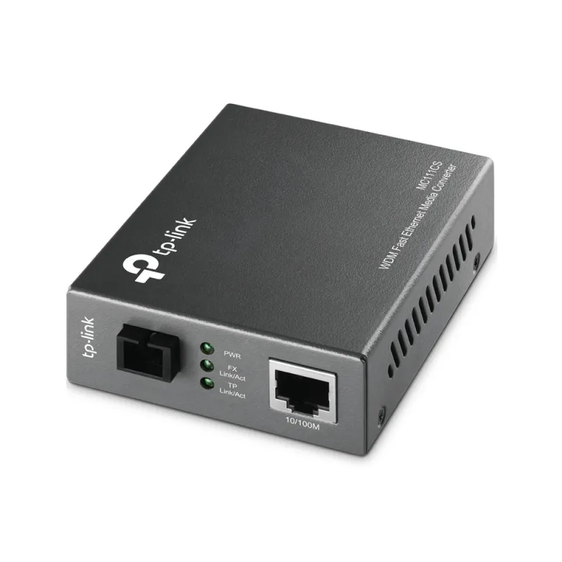 TP-Link MC111CS | Medienkonverter | 1x SC/UPC, 1x RJ45 100Mb/s, 1550/1310nm, Einzelmodus