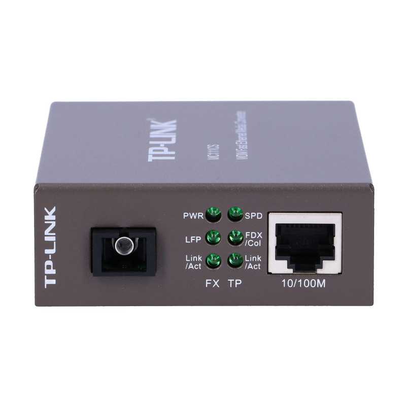 TP-Link MC111CS | Media converter | 1x SC/UPC, 1x RJ45 100Mb/s, 1550/1310nm, Single mode - Image 2