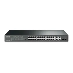 TP-Link T1500-28PCT Anahtarı, 24x RJ45 100Mb/s, 4x RJ45...