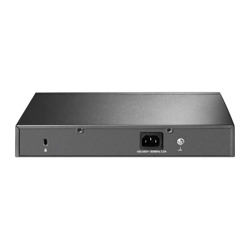 TP-Link T2500G-10MPS Anahtarı, 8x RJ45 1000Mb/s PoE+, 2x SFP, Rack, Yönetilebilir - Görsel 3