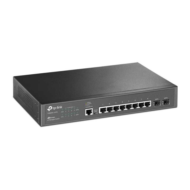 TP-Link T2500G-10TS | Schalter | 8x RJ45 1000Mb/s, 2x SFP, Rack, Verwaltet - Bild 2