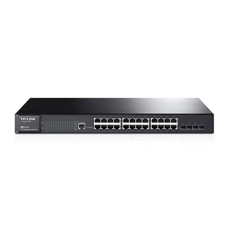 TP-Link T2600G-28TS (TL-SG3424 | Switch | 24x RJ45 1000Mb/s, 4x SFP, Zarządzalny
