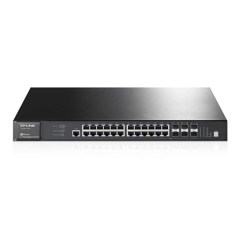 TP-Link T3700G-28TQ | Switch | 24x RJ45 1000Mb/s, 4x Combo SFP, 2x SFP+, Zarządzalny - Zdjęcie 2