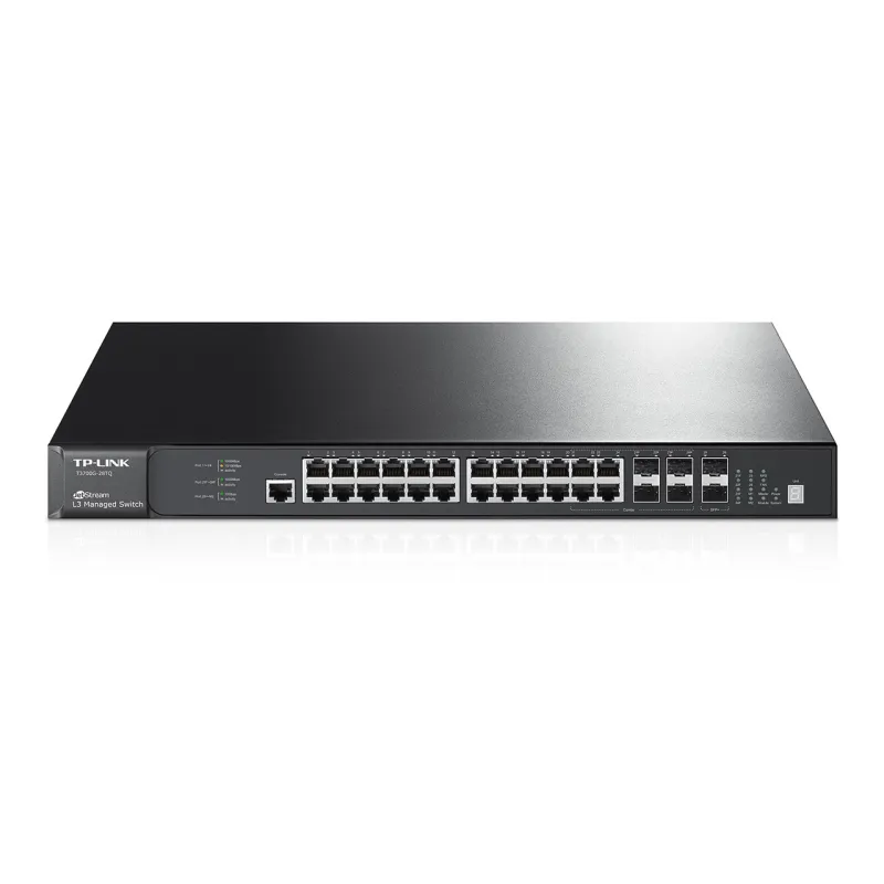 TP-Link T3700G-28TQ | Switch | 24x RJ45 1000Mb/s, 4x Combo SFP, 2x SFP+, Zarządzalny - Zdjęcie 2
