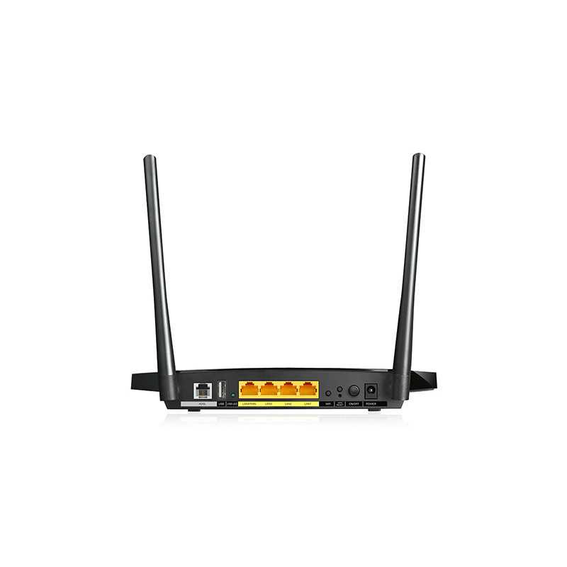 TP-Link TD-W8970 WiFi Yönlendirici, N300, ADSL2+, 4x RJ45 1000Mb/s, 1x RJ11, 1x USB - Görsel 2