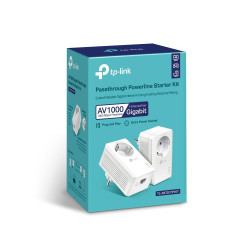 TP-Link TL-PA7017P KIT AV1000 Powerline Ağ Adaptörü, HomePlug AV2, 1x RJ45 1000Mb/s - Görsel 2