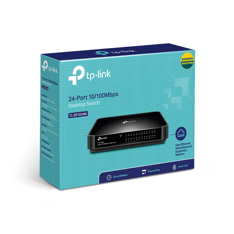 Switch TP-Link TL-SF1024M, 24x RJ45 100Mb/s, Desktop - Immagine 3
