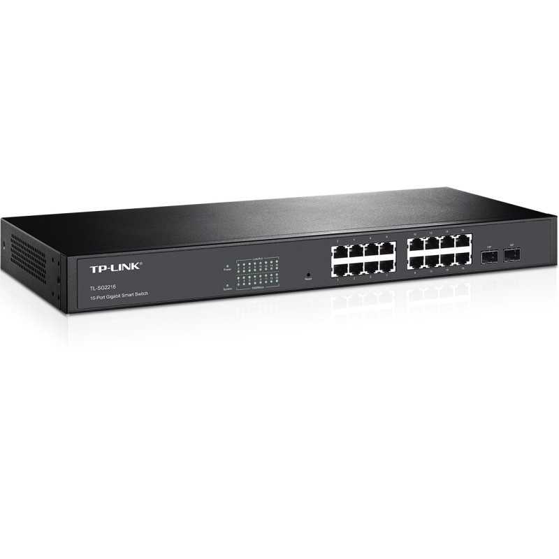 TP-Link TL-SG2216 | Schalter | 16x RJ45 1000Mb/s, 2x SFP, Rack, Verwaltet