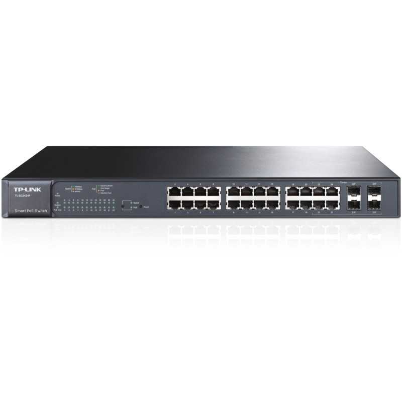 TP-Link TL-SG2424P | Switch | 24x RJ45 1000Mb/s, 4x SFP, Rack, Řízený