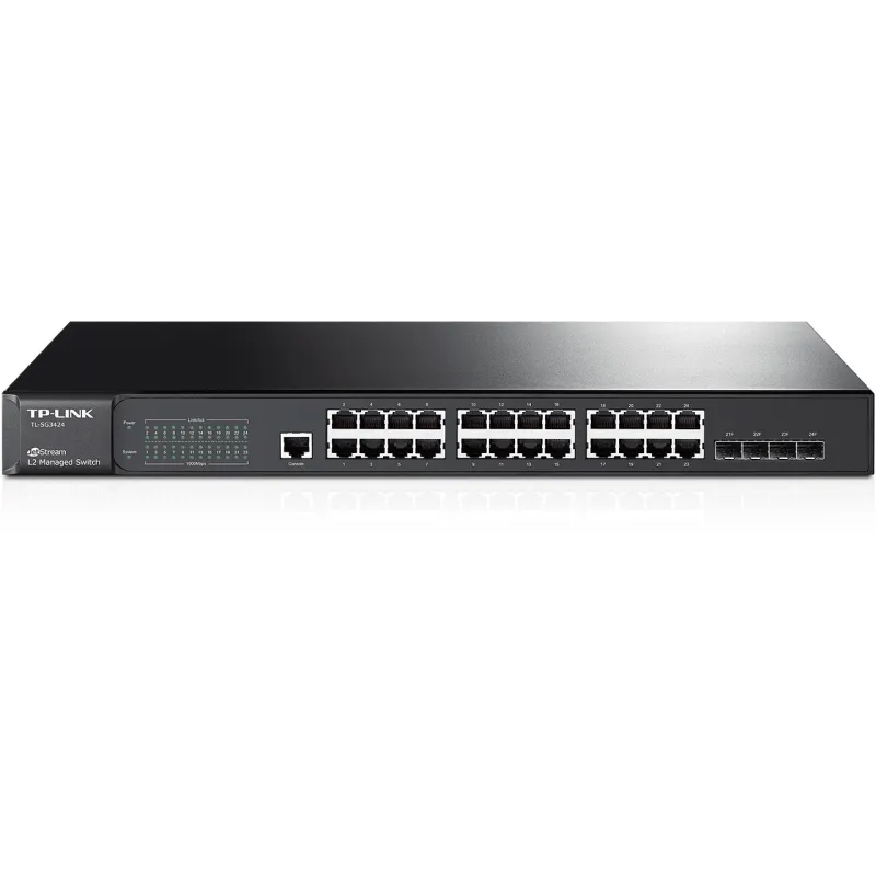 TP-Link TL-SG3424 | Switch | 24x RJ45 1000Mb/s, 4x SFP, Rack, Managed