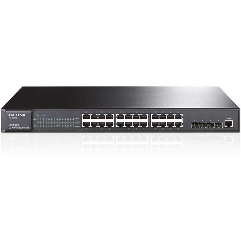TP-Link TL-SG5428 | Switch | 24x RJ45 1000Mb / s, 4x SFP, Rack, Gerenciado