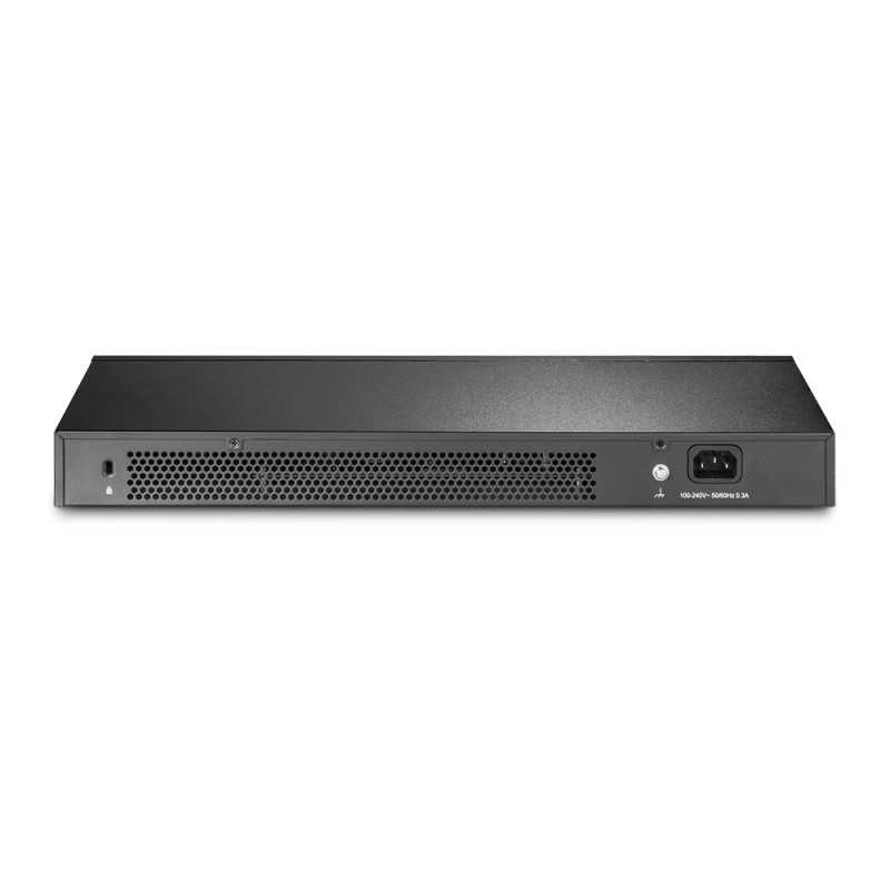 TP-Link TL-T1500G-28TC (TL-SL2428) | Switch | 24x RJ45 100Mb/s, 4x RJ45 1000Mb/s, 2x SFP, Rack, Administrado - Imagen 2