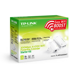 TP-Link TL-WPA2220 KIT | Power Line | N300, 2,4GHz, AV200, 2x RJ45 100Mb/s, Two adapters - Image 2