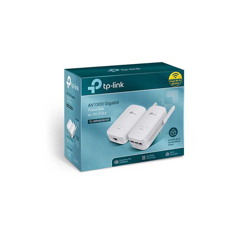 TP-Link TL-WPA8630 KIT | Powerline AV1300 Wi-Fi-Bausatz | 1300Mb/s - Bild 2
