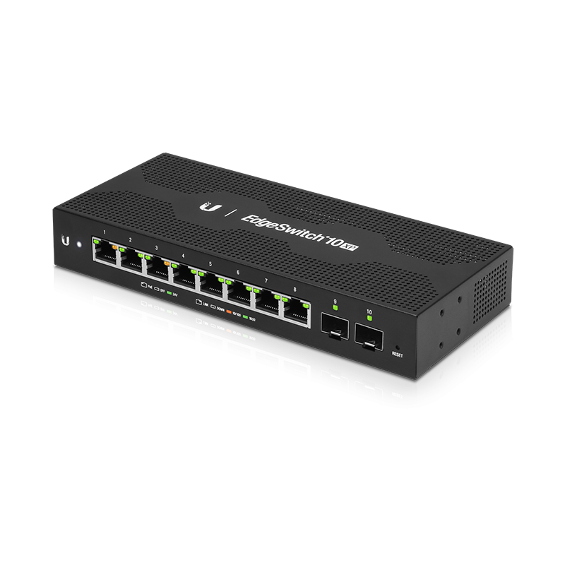 Коммутатор Ubiquiti ES-10XP, EdgeMAX EdgeSwitch, 8x RJ45 1000Mb/s PoE, 2x SFP - Изображение 4