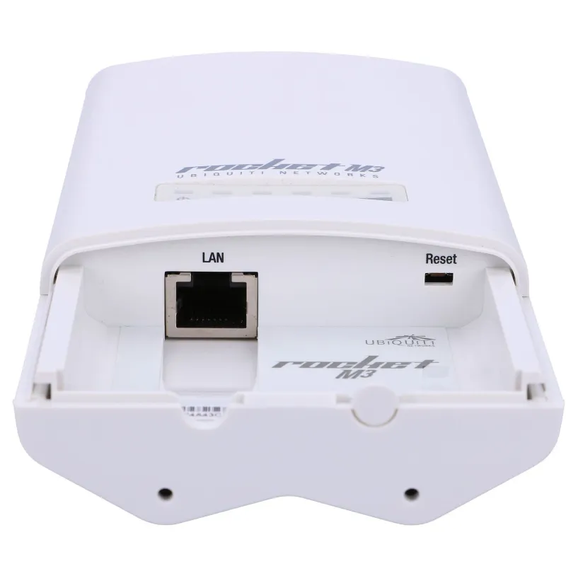Ubiquiti RocketM3 | Stacja bazowa | 3GHz, 1x RJ45 100Mb/s, 2x RP-SMA - Zdjęcie 3