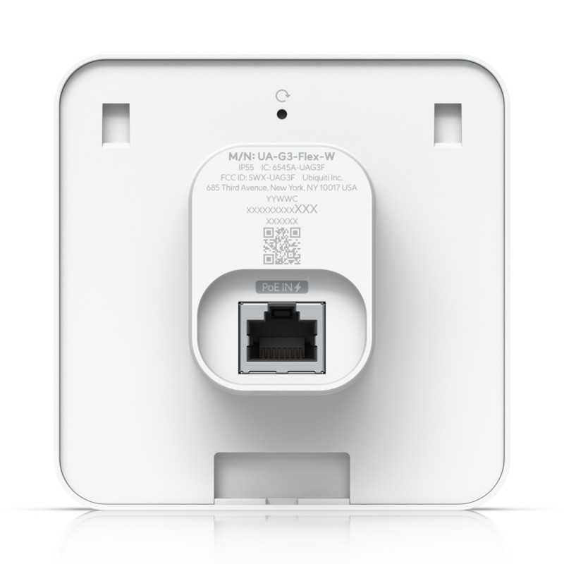 Ubiquiti UA-G3-Flex-W | Leitor de acesso NFC Bluetooth | UniFi Reader Flex, BT4.1, IP55, PoE - Imagem 8
