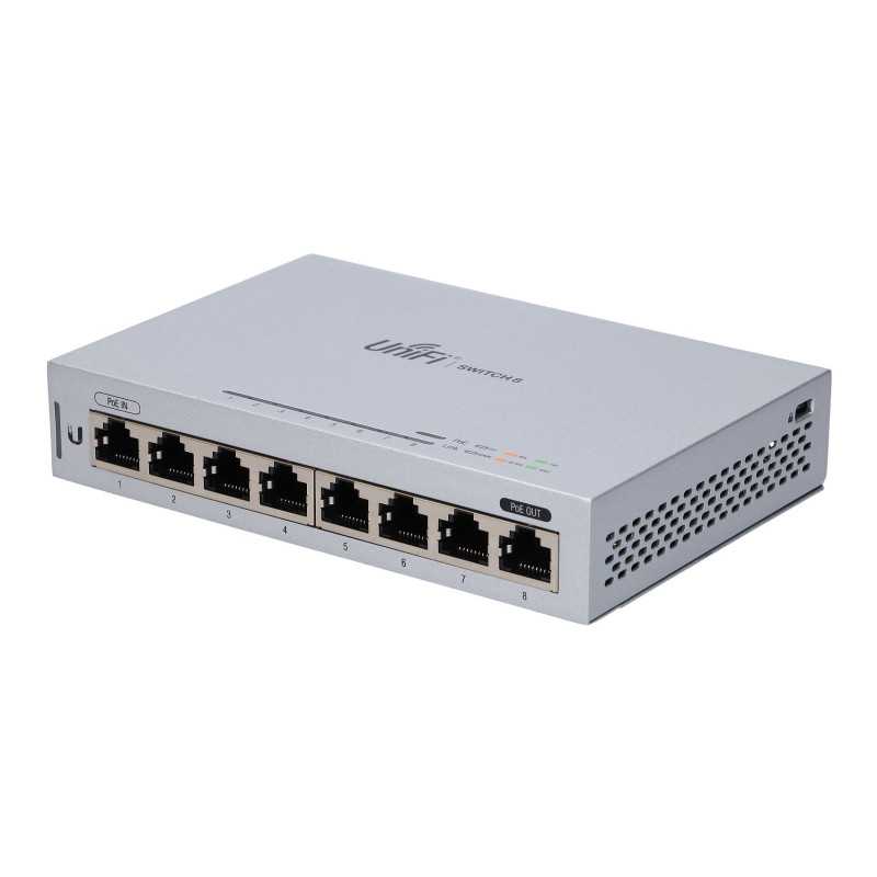 Ubiquiti US-8-5 | Switch | UniFi, 8x RJ45 1000Mb/s, PoE Passthrough, 5-pack - Imagem 4