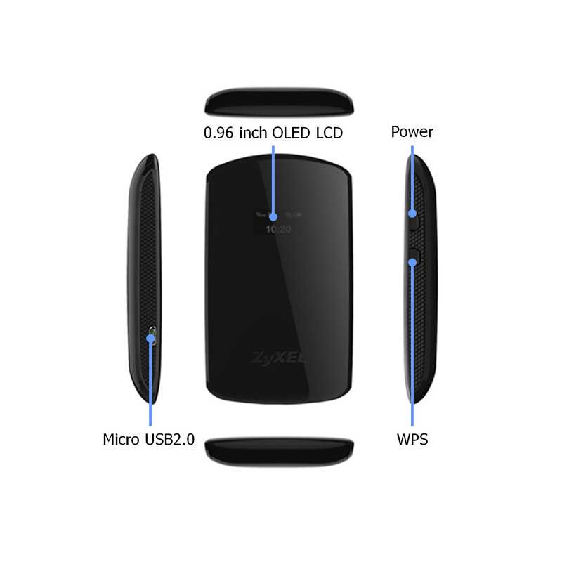Zyxel WAH7706 | Roteador LTE portátil | Banda dupla 802.11AC - Imagem 2