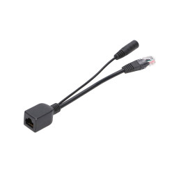 Extralink 1 Portlu PoE Injector, 1x RJ45, 1x Jack,...