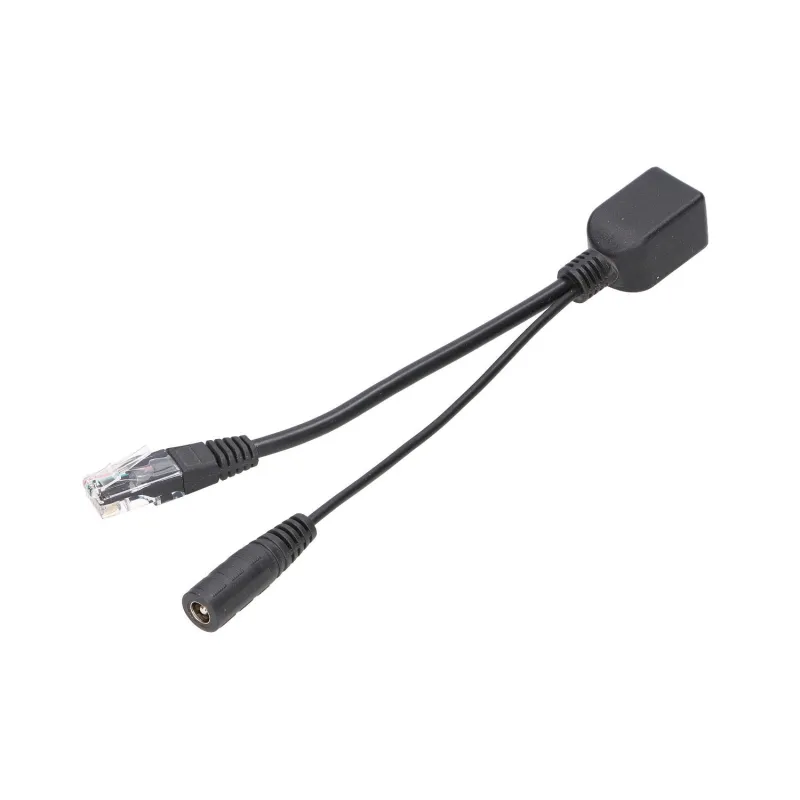 Extralink 1 Portowy | PoE Injector | 1x RJ45, 1x Jack, 100Mb/s, Kabel - Zdjęcie 2