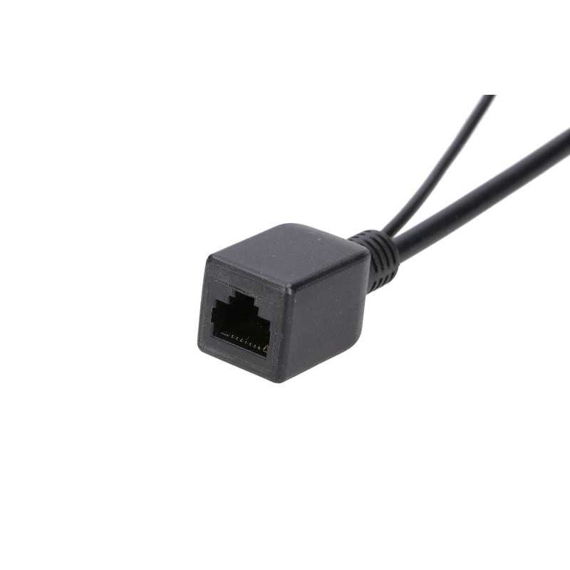 Extralink 1 Portový | PoE Injector | 1x RJ45, 1x Jack, 100Mb/s, Kabel - Obrázek 3