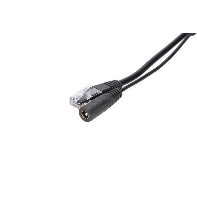 Extralink 1 Portowy | PoE Injector | 1x RJ45, 1x Jack, 100Mb/s, Kabel - Zdjęcie 4