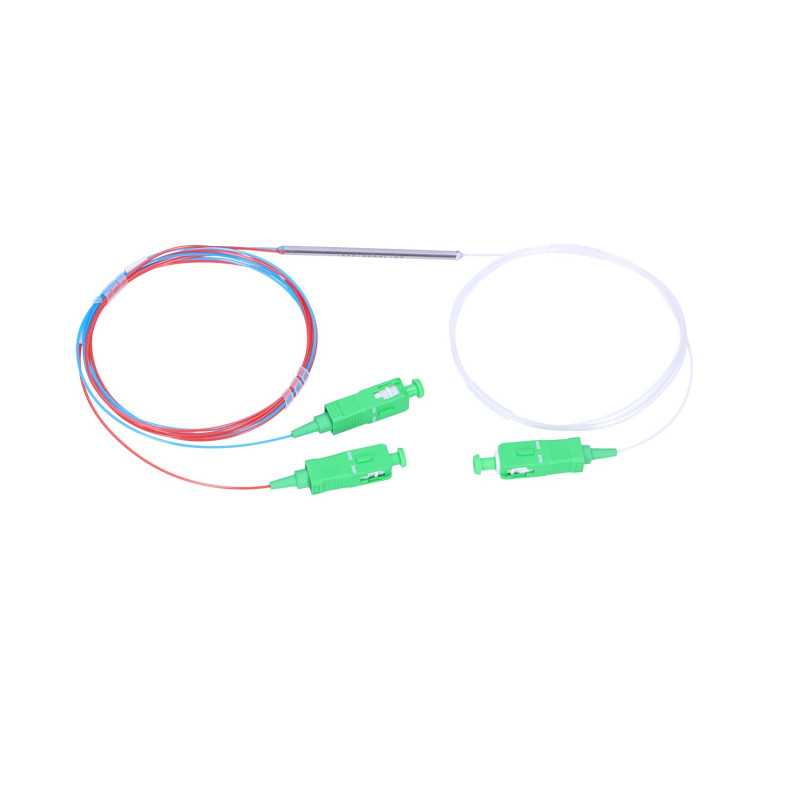 Сплиттер Extralink 1:2 FBT SC/APC, 10:90, 900um, 1m