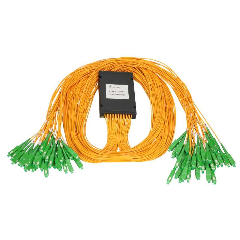 Extralink 1:64 PLC SC/APC | Splitter | 2,0mm, 1,5m, G657A, moduł ABS