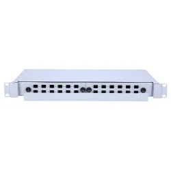 Extralink 24 Core | Patch panel | 24 port, white