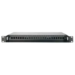 Extralink 24 Core | Rozváděč | pod Adaptéry SC Simplex, 24 porty, Černá - Obrázek 3