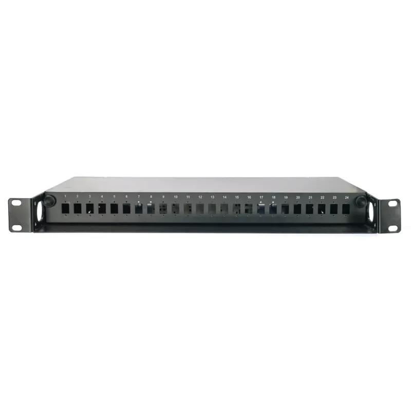 Extralink 24 Core | Rozváděč | pod Adaptéry SC Simplex, 24 porty, Černá - Obrázek 3
