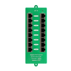 Extralink 8 Port | Gigabit PoE Injector | Active, 8 ports Gigabit 802.3at/af, Mode A - Image 4