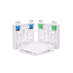 Extralink Agnes | Fiber optic termination box | 2 core with adapter - Image 8