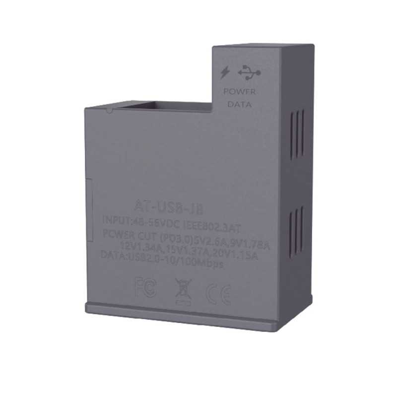 Extralink AT-USBC-JB-V3 | Konwerter PoE do USB-C | 25W, 10/100 Mbps - Zdjęcie 3