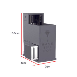 Extralink AT-USBC-JB-V3 PoE'den USB-C'ye Dönüştürücü, 25W, 10/100 Mbps - Görsel 4